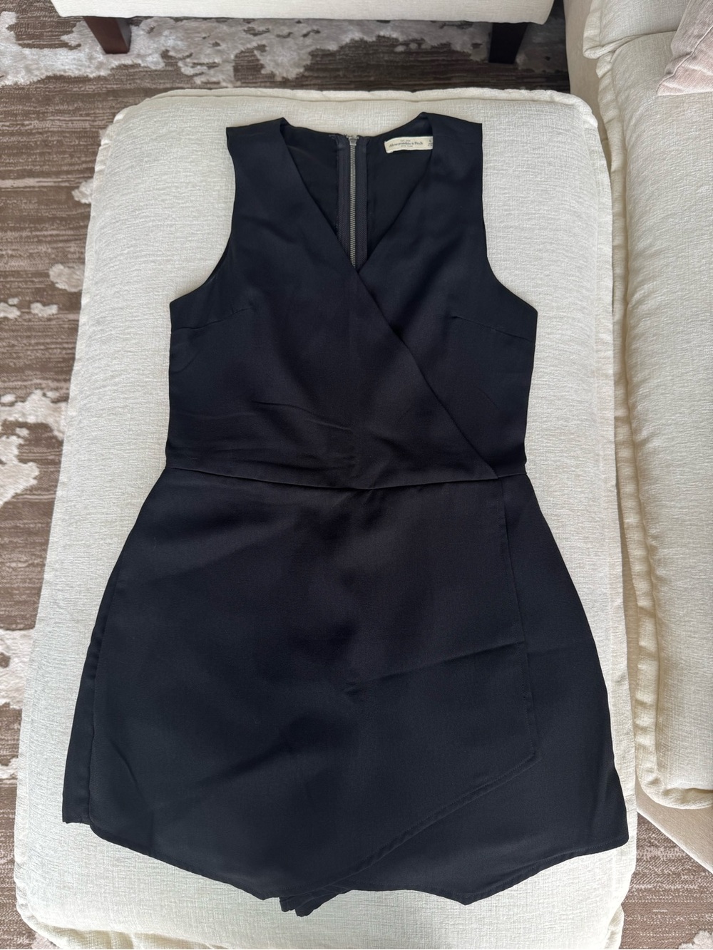 Abercrombie & Fitch Black Asymmetrical Romper